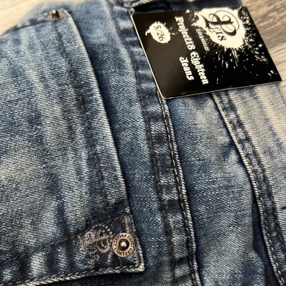 Project 18 NWT Booty lifting blue jeans 26/5 Labella 
Skinny Mid rise unisex - Picture 9 of 15